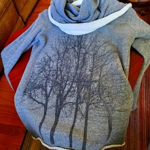 One of a Kind Handmade Tree Sweatshirt from Chelsea Market size S/M